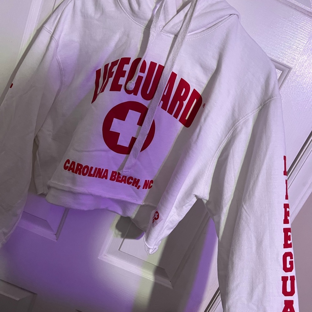lifeguard cropped hoodie